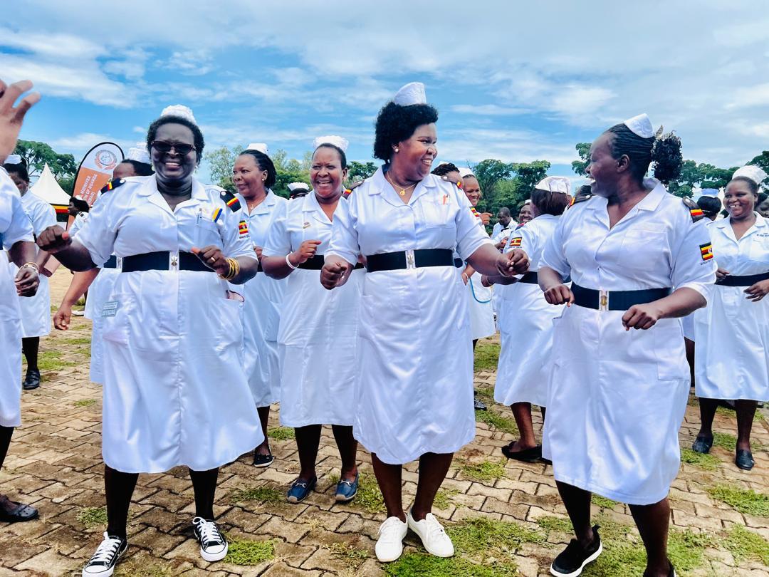 International midwives day celebrations ongoing in Gulu led by Ag Commissioner Nursing and Midwifery at Ministry of Health Uganda 💃💃🔥🔥#Midwives:#Avitalclimatesolution