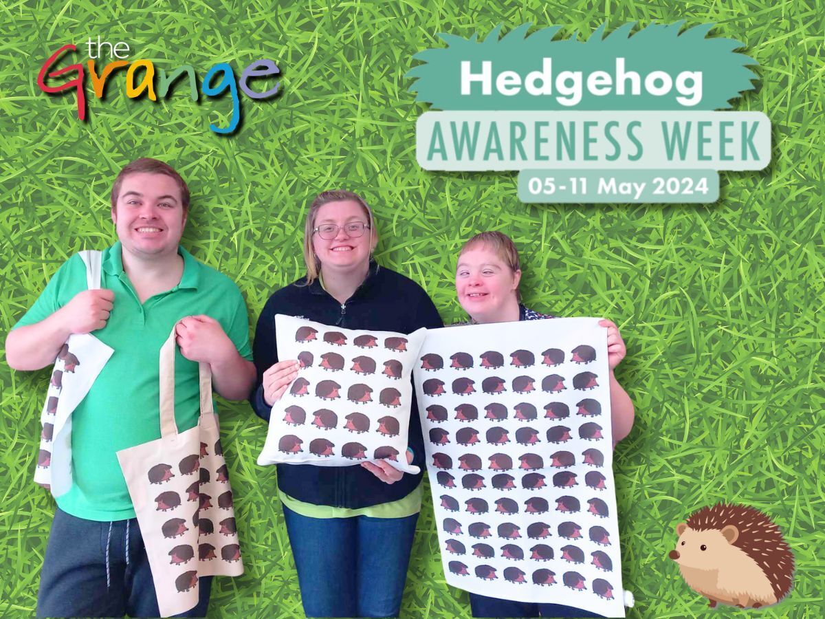 Today 5th May is the start of Hedgehog Awareness Week. To mark the occasion we have launched our Hedgehog range. These items are available at The Grange Shop at No.5 in Bookham or Online at bit.ly/4bc0lYE All items are designed and created by the people we support.