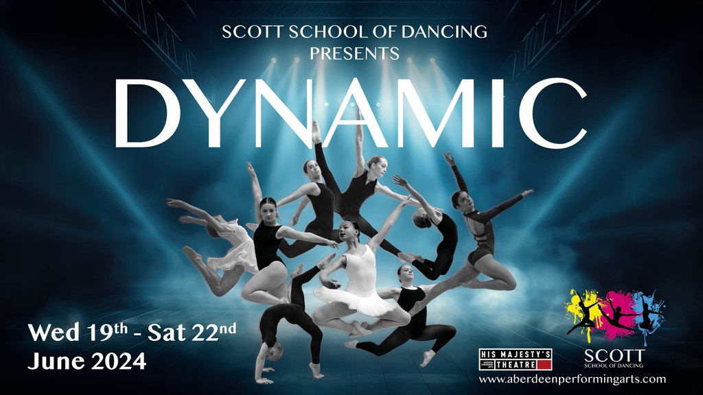Scott School of Dancing is back at HMT this June with its brand new showcase DYNAMIC! ✨ Showcasing the work of almost 180 pupils, from 2-25 years, featuring tap, ballet, modern, jazz, highland and contemporary routines. Book now! 🎟 19 – 22 Jun 2024: bit.ly/ScottSchoolDyn…