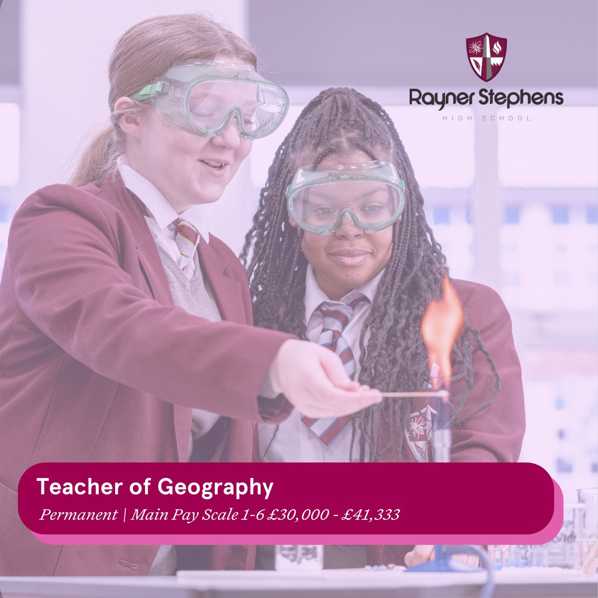 We’re on the look out for a teacher of Geography! If you believe in Excellence and Ambition for all and want to make a difference, apply now! ow.ly/hLsu50R3qwW