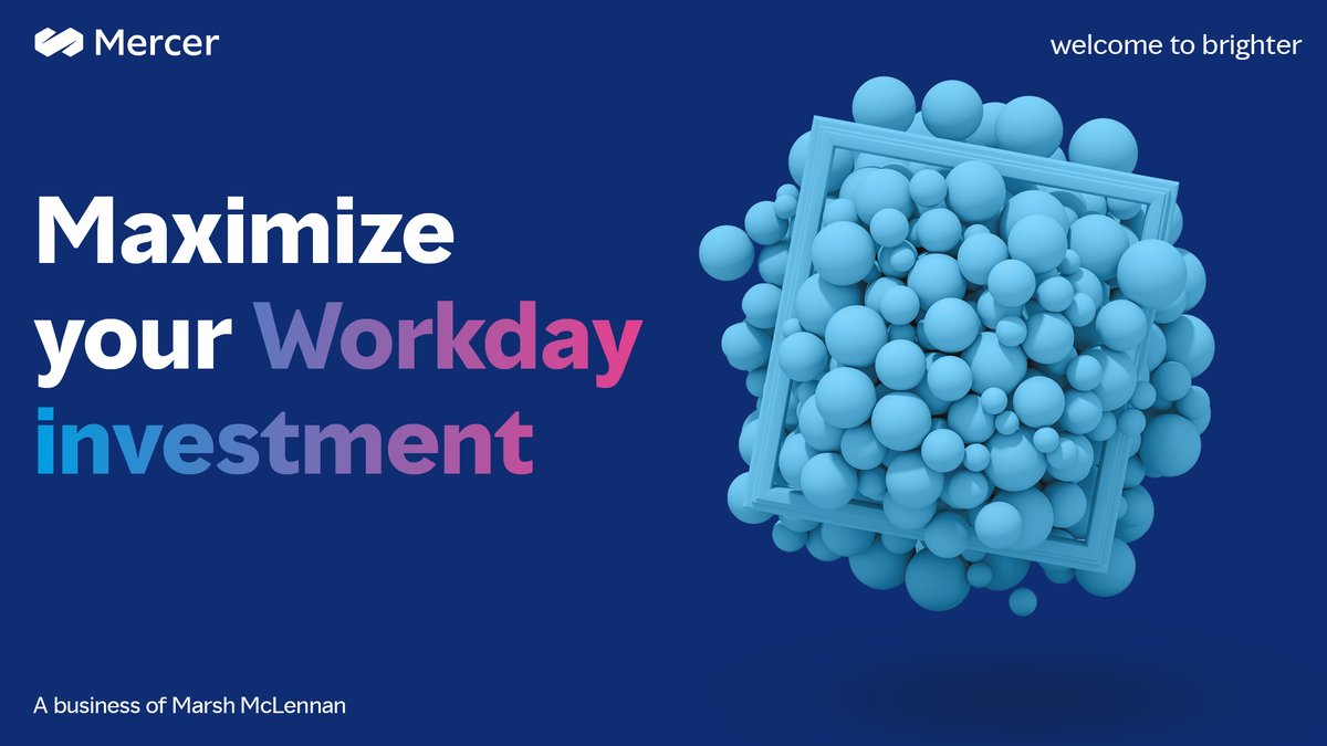 It's time to maximize your @Workday investment with Mercer AMS. See how our support extends beyond go-live, driving your #HRTransformation forward with expert insights and innovation. mercer.com/en-us/solution… #FutureofWork #HR