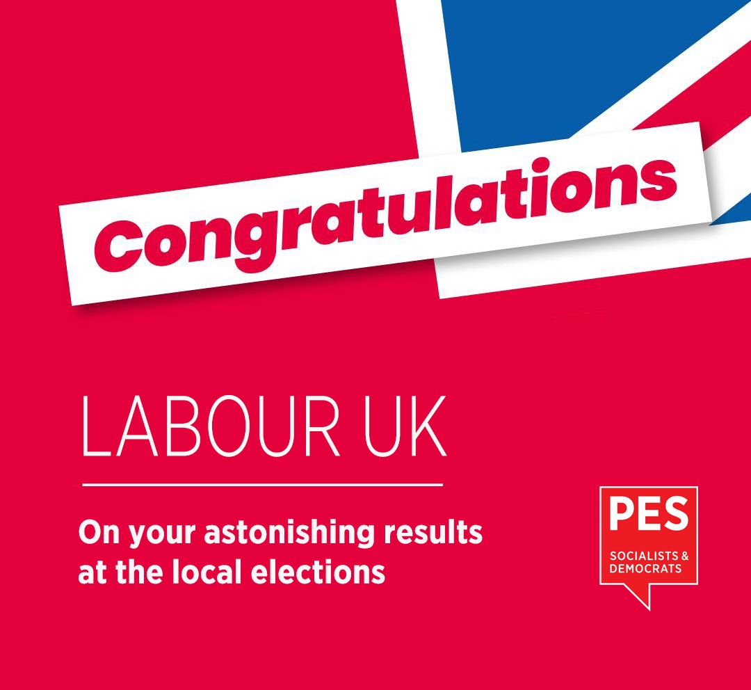 🌹Resounding victory for @UKLabour in #UK local elections! Congratulations to our sister party @UKLabour and its leader @Keir_Starmer. Change is coming.