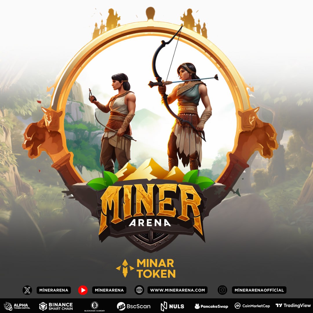 Miner Arena, ($MINAR) is powered by artificial intelligence. action is a survival game.  It is in the closed beta process and the game is being tested by users.  
#MINAR market will be released as a full version.
#MINAR ☘️ $MINAR 😉 #GamingNFTs 👀 #TokenGaming 🔥