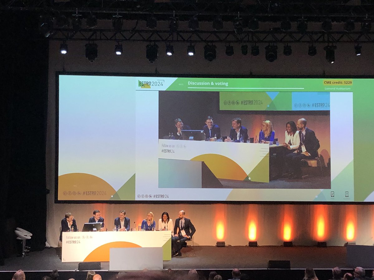 Brilliant debate and in-depth overview on the treatment of nodal recurrences in PCa. Terrific 🔥#ProstateCancer #estro2024