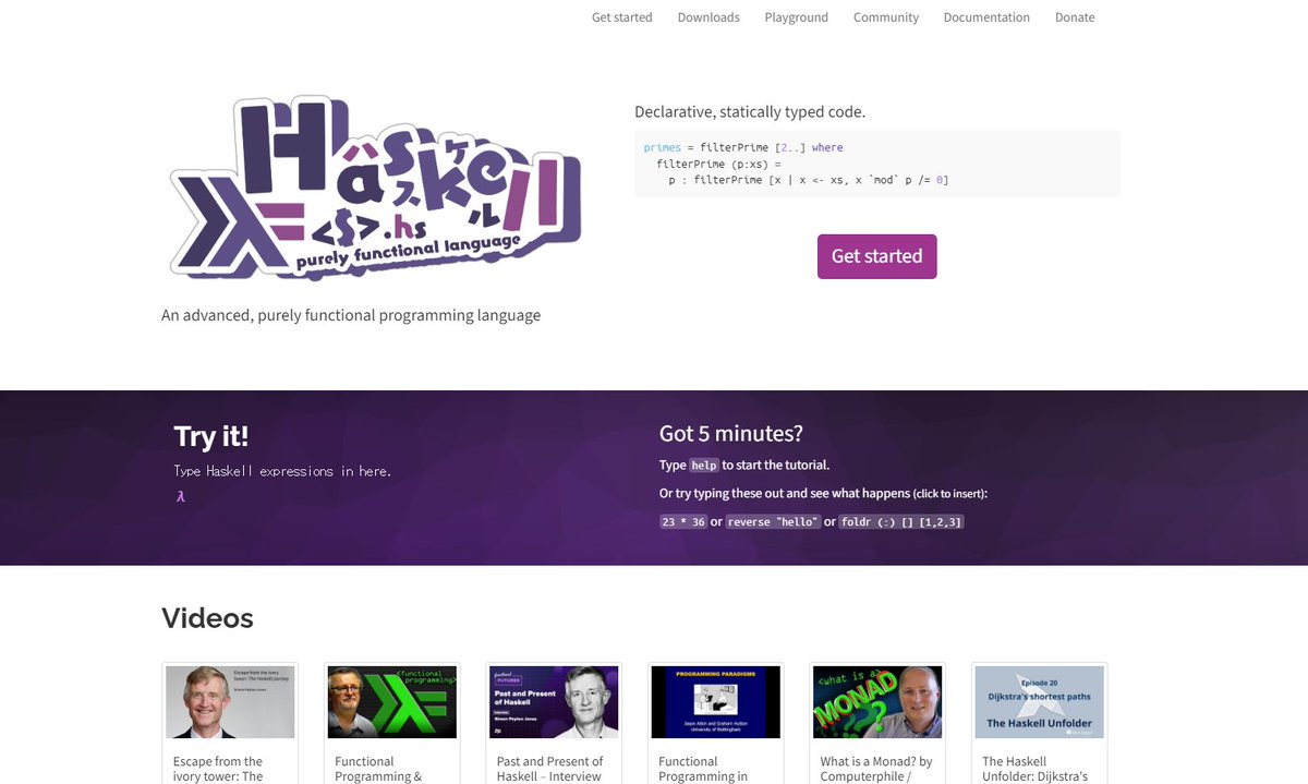 I LOVE Haskell...Haskell公式さん！！！？！？！！！！！！！！！！！

haskell.org/?uwu=true