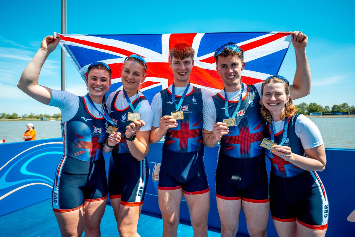 “Within the first few months of picking up an oar I raced for the first time at BUCS Regatta 2022.' - Josh O'Brien, 2024 European Champion 🏆 Find out more about classifying as a Paralympic rower 👇 britishrowing.org/gb-rowing-team… 📸 @allmarkone and Benedict Tufnell