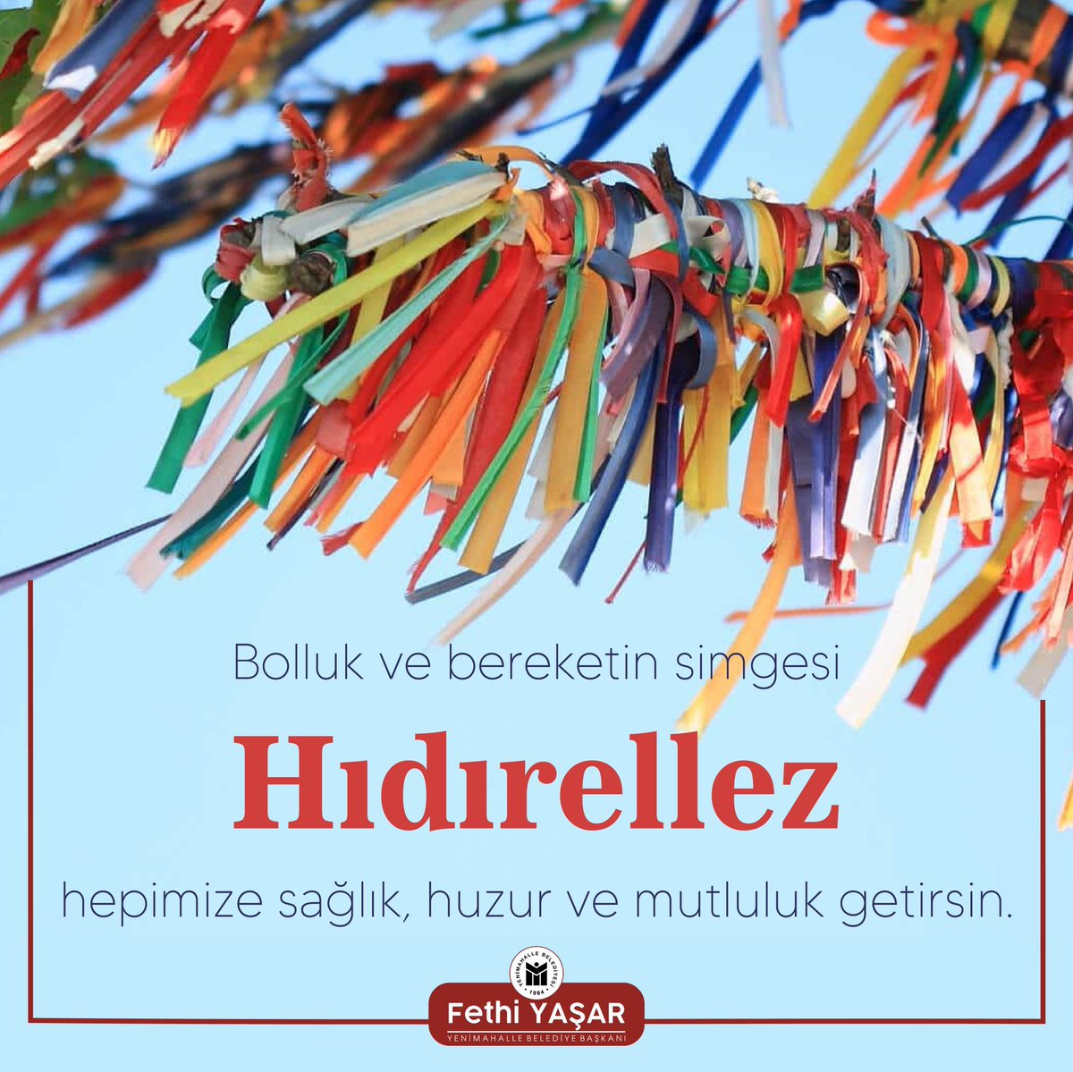 Baharın müjdecisi #Hıdırellez tüm ülkemize huzur, barış, sağlık, bolluk ve bereket getirsin.