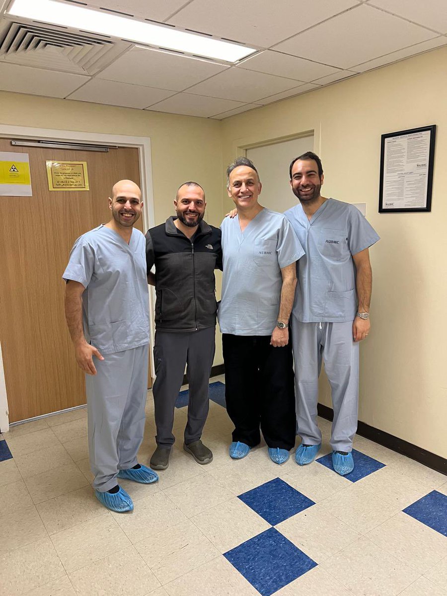 It was privilege and pleasure to be with Dr Fadi Sawaya in American University Medica Center, Beyrouth this week. It was great a cto day. I really enjoyed it.