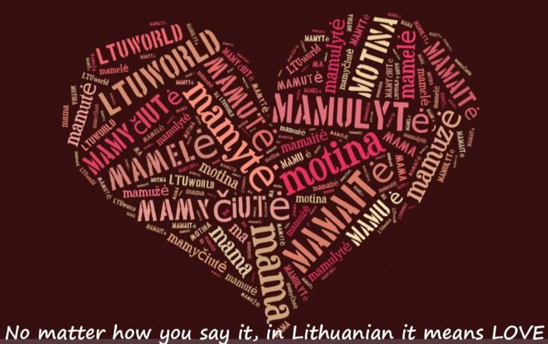 It's Mother's Day in #Lithuania today. No matter how you say '#Mother' in Lithuanian - it always means #LOVE