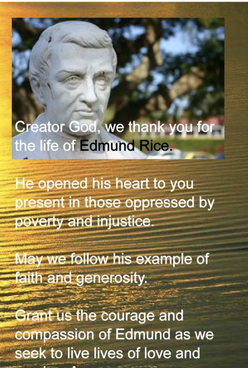 @ChaplaincyMIE wishes all our @MarinoInstitute community a happy Blessed Edmund Rice Feast Day today! May his vision of a liberating education be extended to all especially those on the margins of our society 🙏 @MIECampusLife