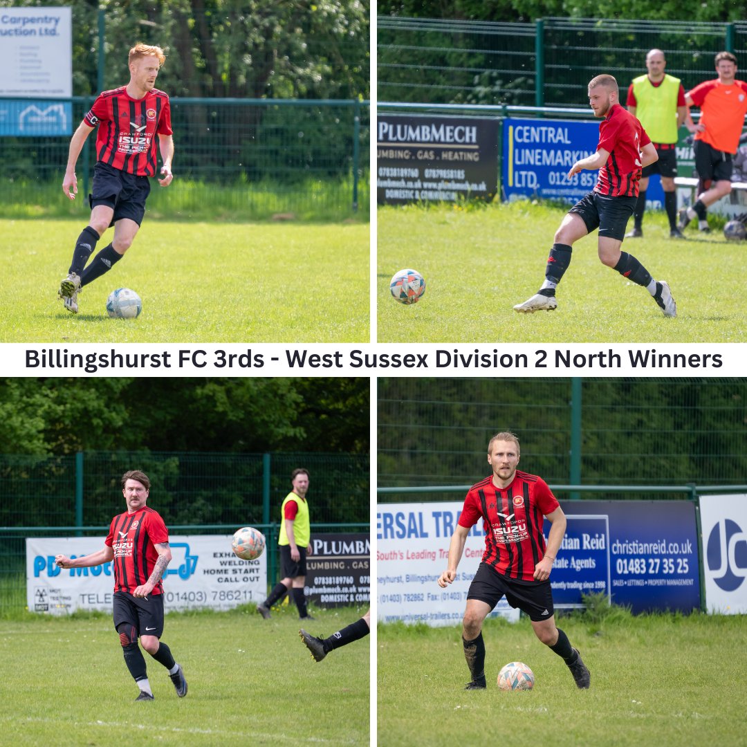 The full set of celebratory pictures from yesterday's league winners @billingshurstfc 3rds game vs Horsham B&A are now in the billingshurstfc.co.uk Photo Gallery. Courtesy of man of the match @_Iain_Gibson_ who was the only one who seemed to be able to shoot straight yesterday.