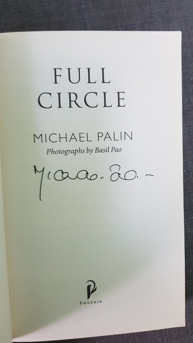 And some of the books I have found second hand, including a signed Michael Palin