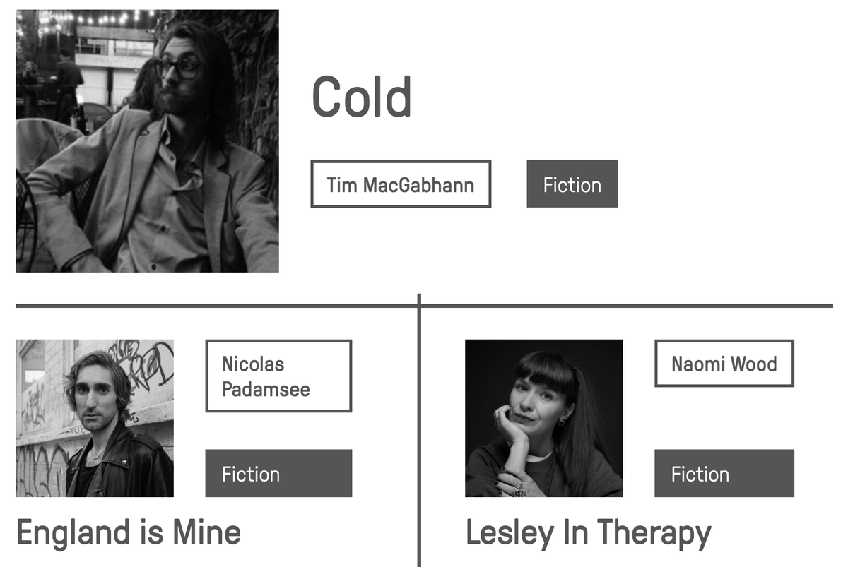 New Writing (@newwritingnet) on Twitter photo New on NewWriting:
newwriting.net
Cold by Time MacGabhann (<a href="/el_fodongo/">tim macgabhann: European Polymath.🇵🇸</a>)
England is Mine by Nicolas Padamsee (<a href="/nicolaspadamsee/">Nicolas Padamsee</a>)
Lesley In Therapy by Naomi Wood (<a href="/NaomiWoodBooks/">Naomi Wood</a>) New on NewWriting:
newwriting.net
Cold by Time MacGabhann (<a href="/el_fodongo/">tim macgabhann: European Polymath.🇵🇸</a>)
England is Mine by Nicolas Padamsee (<a href="/nicolaspadamsee/">Nicolas Padamsee</a>)
Lesley In Therapy by Naomi Wood (<a href="/NaomiWoodBooks/">Naomi Wood</a>)