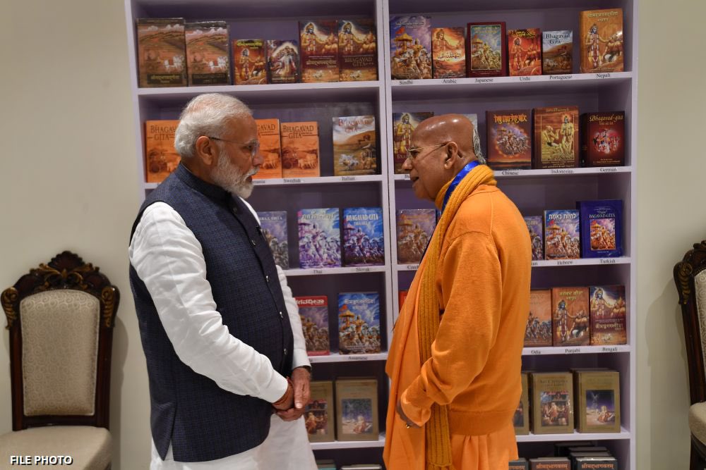 Srila Gopal Krishna Goswami Maharaja was a revered spiritual icon, globally respected for his unwavering devotion to Bhagwan Shri Krishna and his tireless service through ISKCON. His teachings emphasized the importance of devotion, kindness and service to others. He also played a
