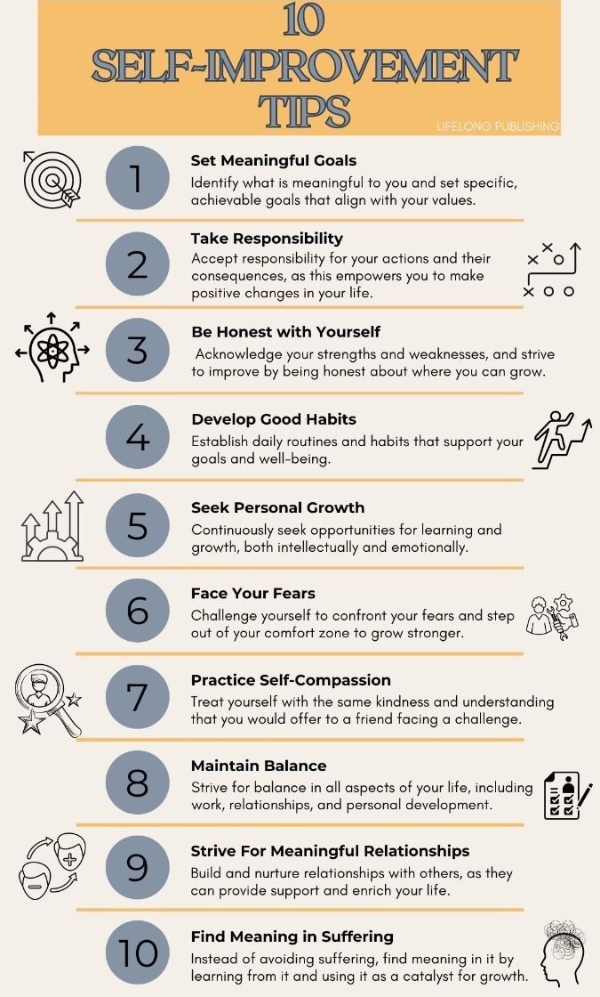 10 self-improvement tips