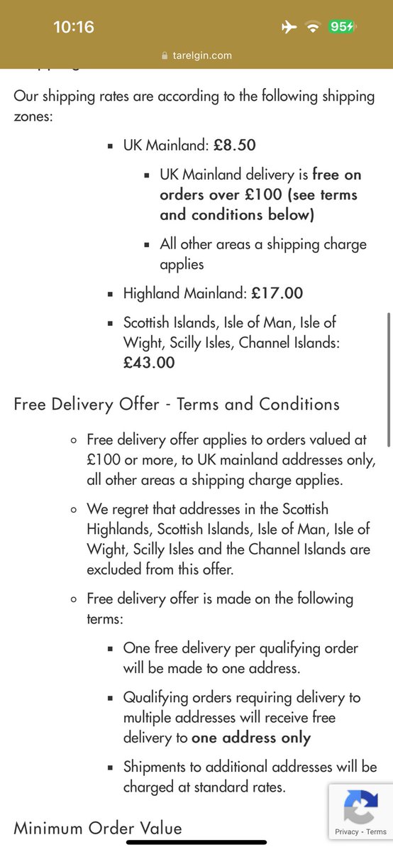 Looking for a viable replacement to the much loved and missed Aberdeenshire Larder… Tarlegin seems to come close but I’m not sure I can abide this (unlawful) nonsense. The Highlands are IN THE UK MAINLAND. Government/ASA is clear that this sort of wording is illegal.