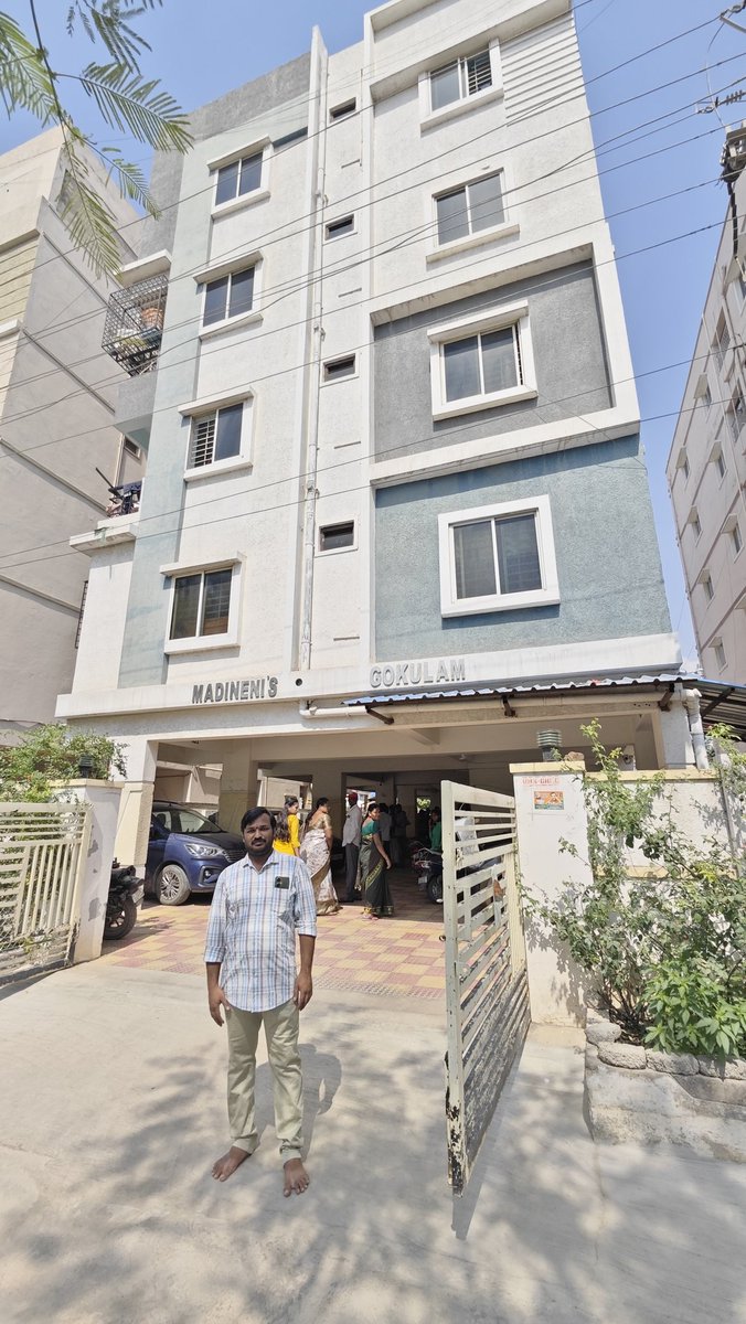 Happy moment. My technician Sridhar got an apartment in Hyderabad. Today his house warming ceremony. 100 employees have come to the function. Tasty food. He is 19 yrs with me from my motorcycle days. We consultants contributed to his dream . Internal satisfaction more than…