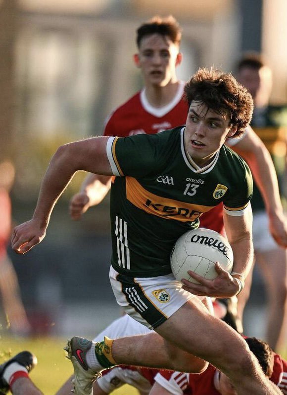 Congratulations to UCD student and fresher A footballer, Luke Crowley, on winning the @EirGrid Munster U20 Football Championship title last week with @Kerry_Official following victory against Cork #ucdgaa