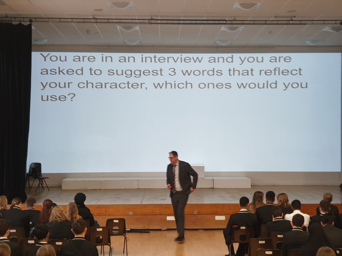 Excellent assemblies were led this week by @rcandlin on the importance of character and attendance. Excellent attendance was rewarded as we have seen massively improved data. This week now sees @Muj_Rathor on the importance of good conduct at all times @KAKempston