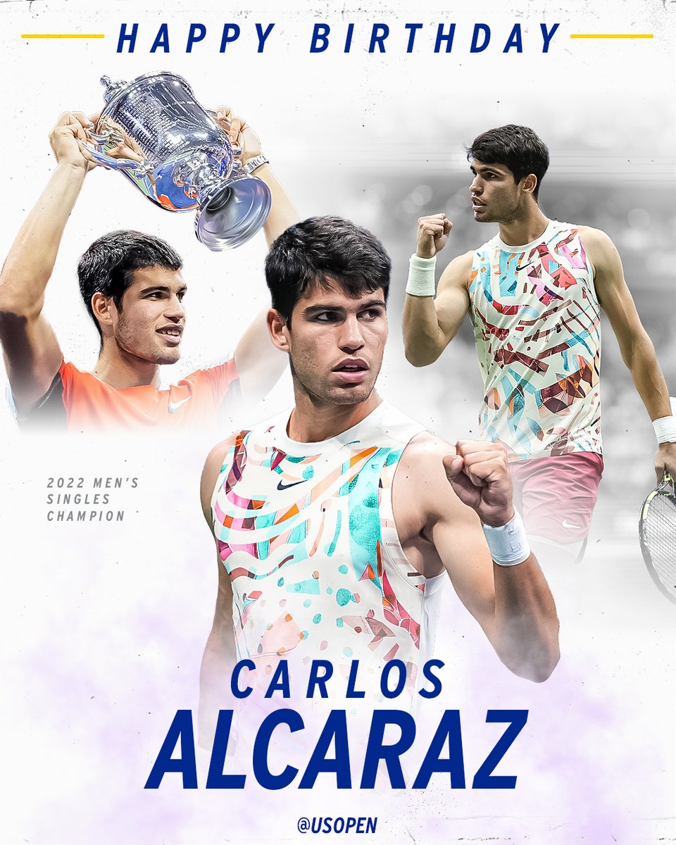 Drop some love for Carlos Alcaraz on his birthday! 🥳