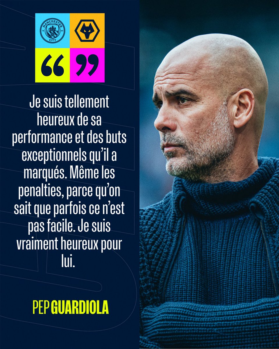 Pep sur Haaland 👇