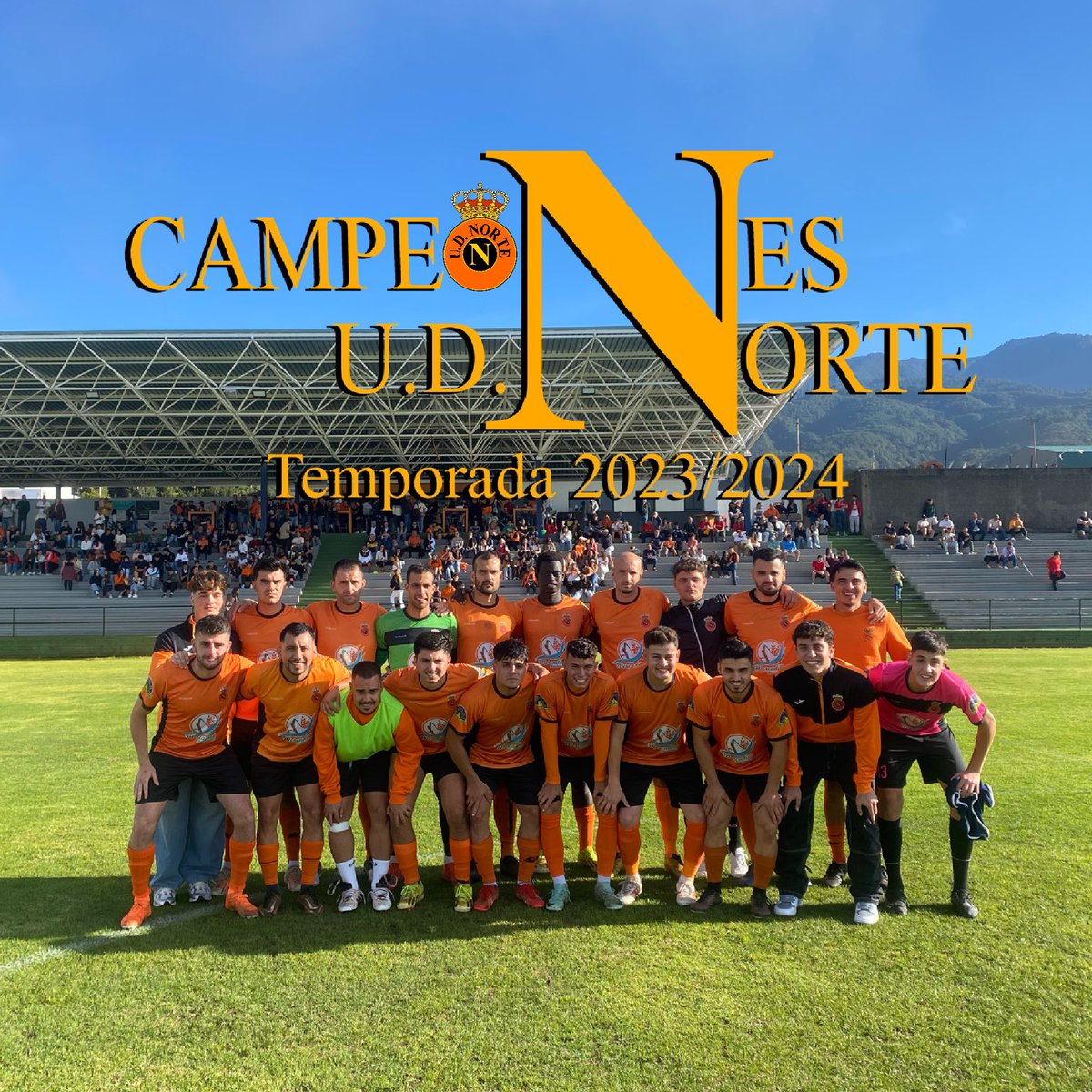 SOMOS CAMPEONES DE LIGA🧡🖤 🏆 

#VamosNorte #UDNorte #MareaNaranja #x1000razones