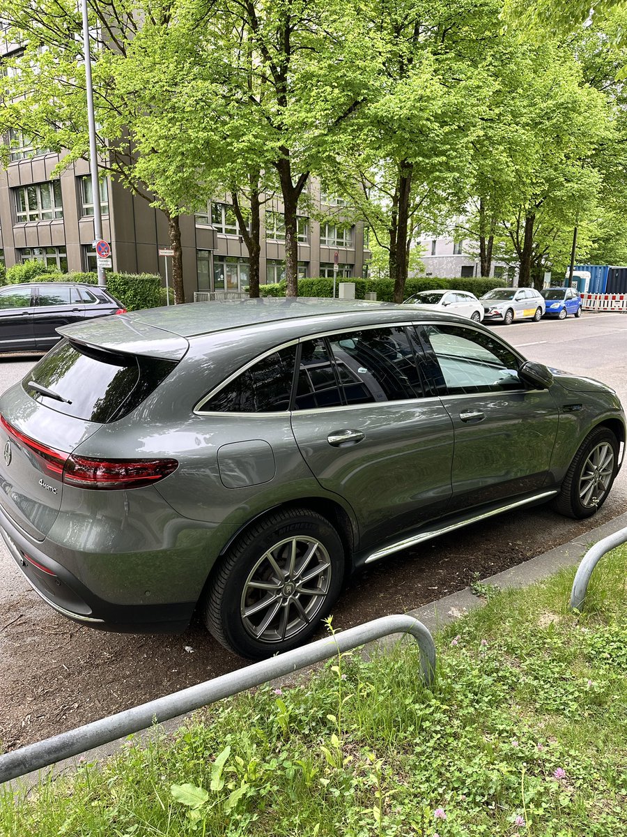 I recently noticed a few Mercedes EQC in traffic. The EQC falls into the Tesla Model Y category. 
My first thought when I see one is always the same: Pity the brains of those whose reasoning made them opt for them over a Model Y. Their reasoning misled them to believe they would