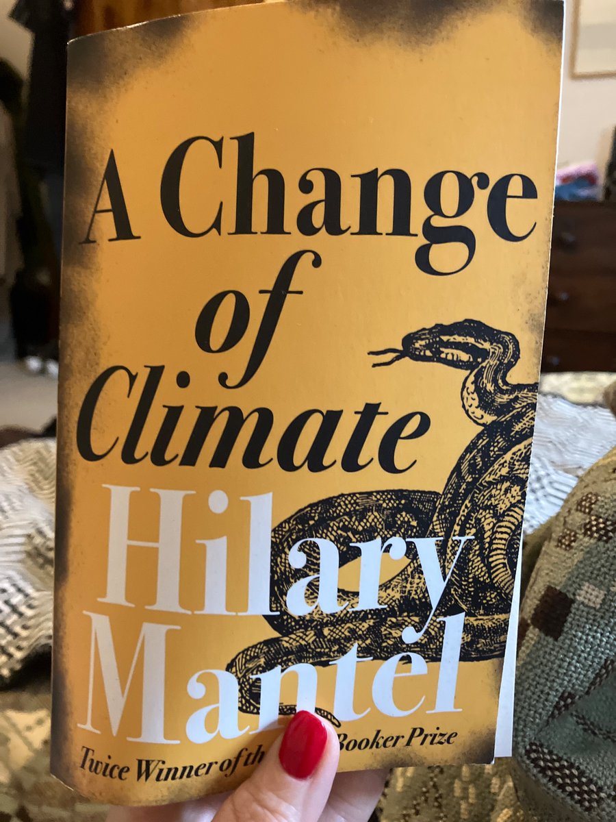 Currently reading the extraordinary ‘A Change of Climate’ by Hilary Mantel.