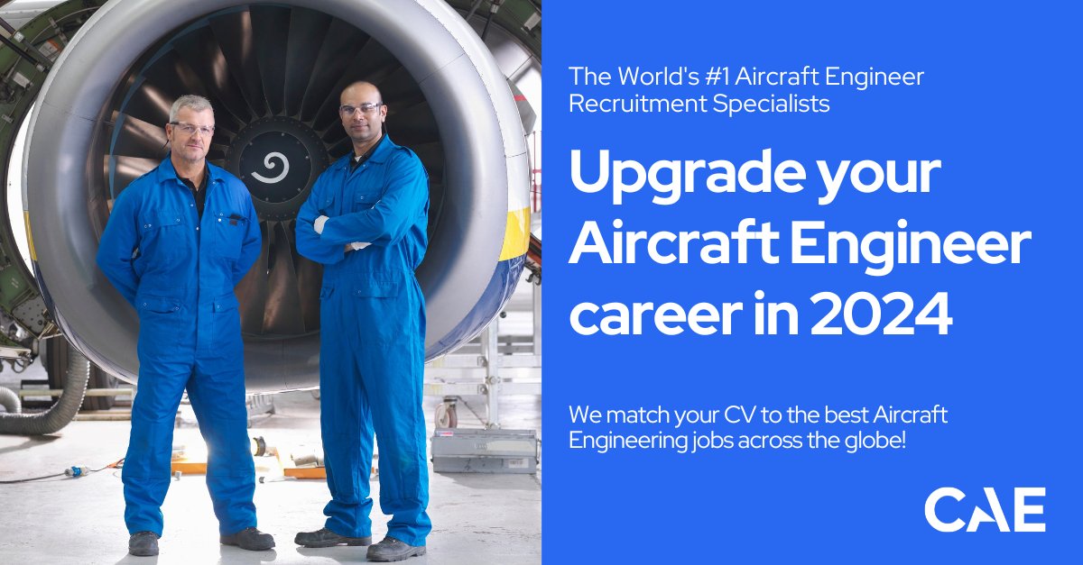 Is it time to upgrade your Aircraft Engineering career? ✈️🛠️

Register your CV and we'll match your profile to the latest jobs! bit.ly/aviation-jobs

#aviation #aviationengineering #aircraftengineering #aviationjobs #engineeringjobs
