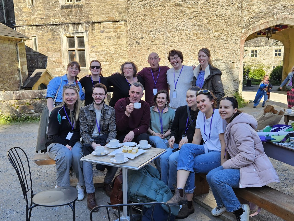 The incredible production team at @TowersandTales, clearly posing for someone else while I swooped in to piggyback on the photo opportunity... they are such a slick operation!