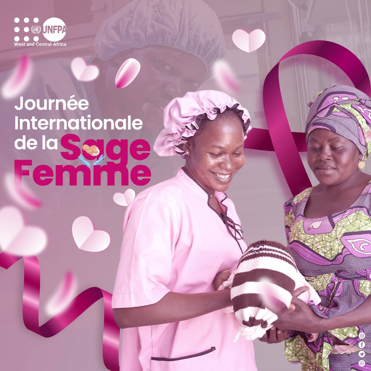 ♀️ ⚕️ Midwives🧡deserve our recognition and respect. Let's stand and celebrate their outstanding work! Les sages-femmes🧡méritent notre reconnaissance et notre respect. Levons-nous et célébrons leur travail extraordinaire ! #IMD2024 #MaternalHealth #SafeBirth