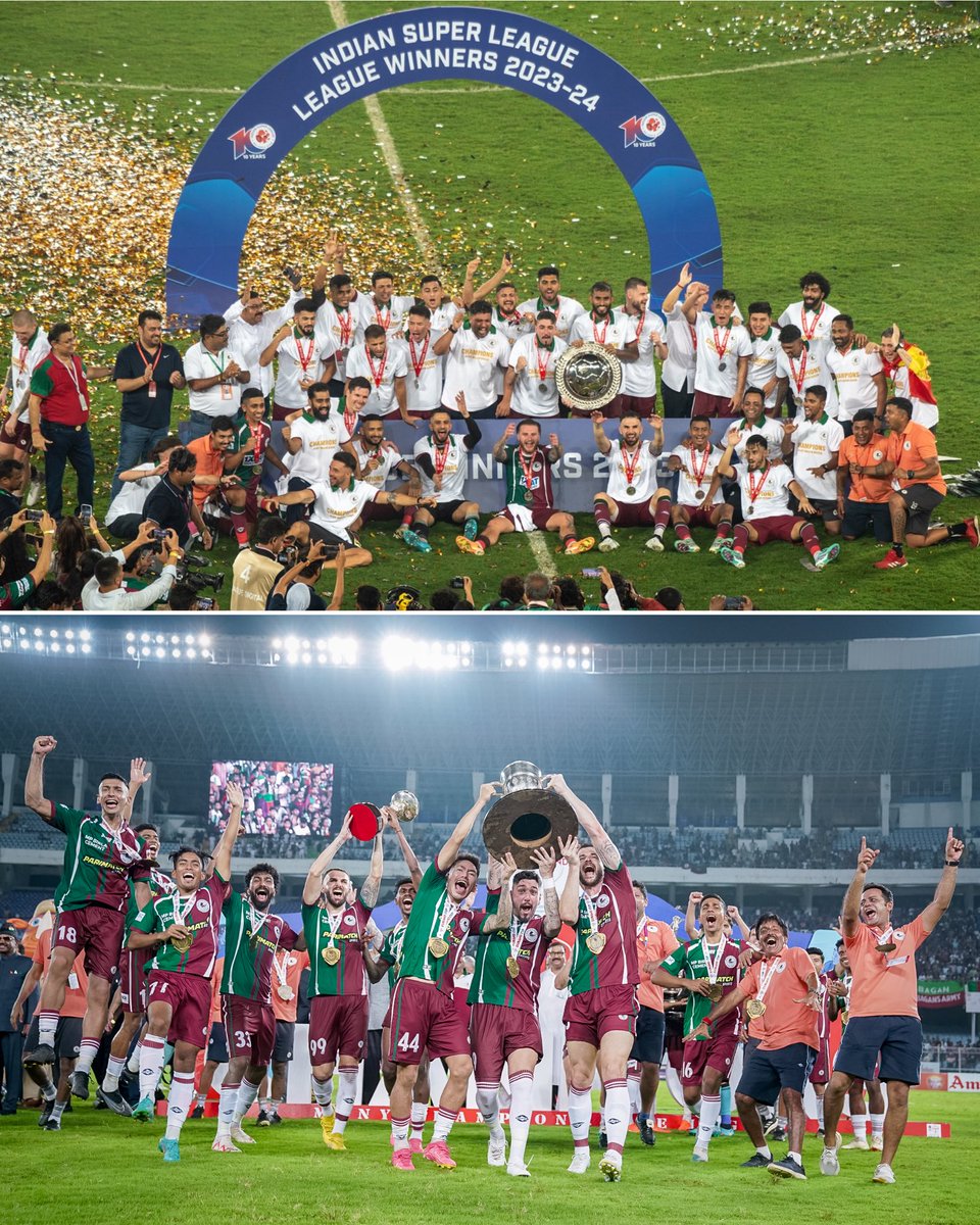 A season to remember ✨ We were crowned Champions of India, we won a record 17th Durand Cup and we were proud to do it with all of you! Thank you, Mariners 💚♥️ #MBSG #JoyMohunBagan #আমরাসবুজমেরুন