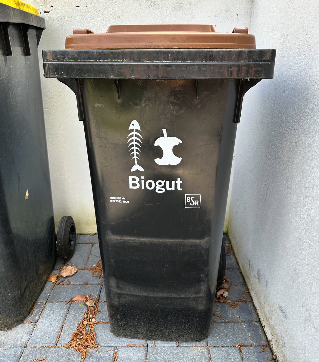 German food waste bin 🐟🍎👀 #biogut