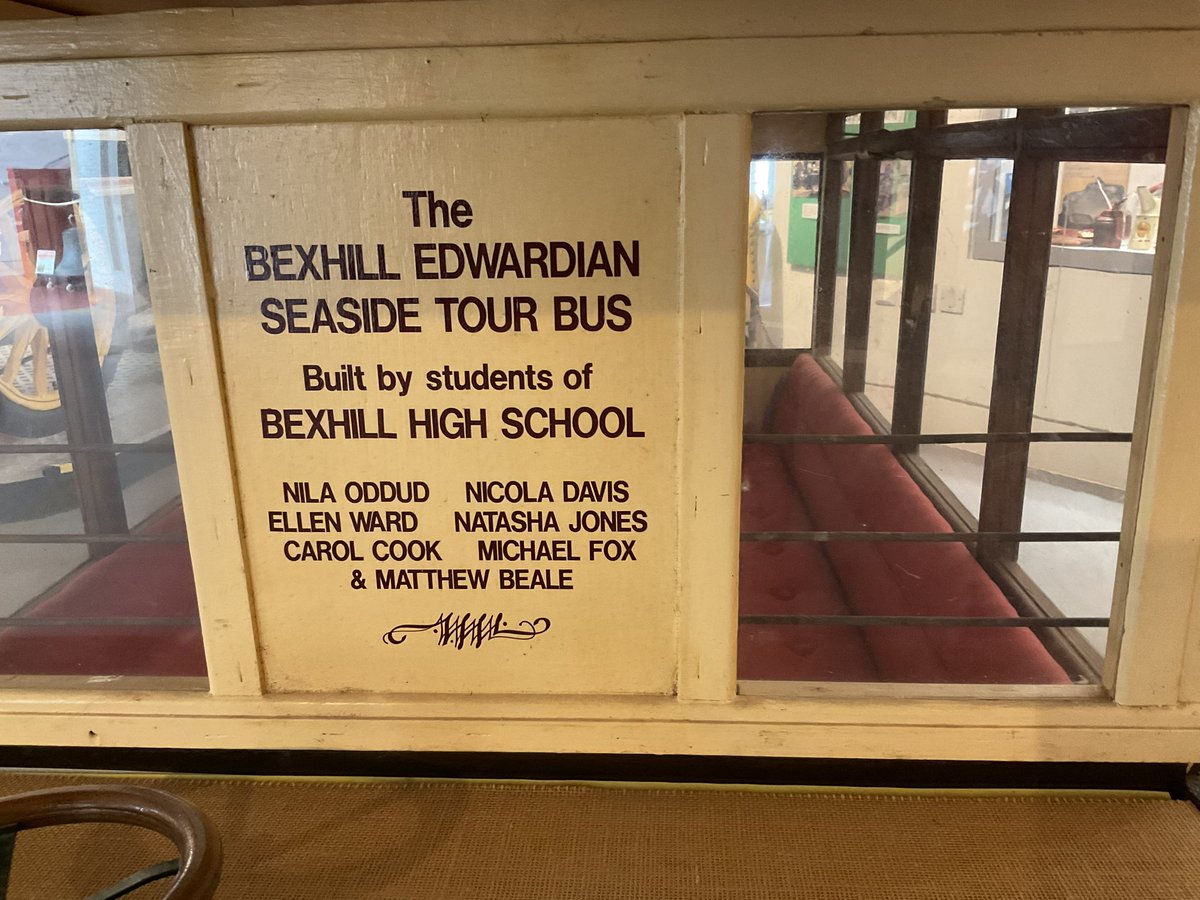Isn’t our #Bexhill Edwardian seaside tour bus fab? Built by students of Bexhill High School. It is on display in our motor gallery.