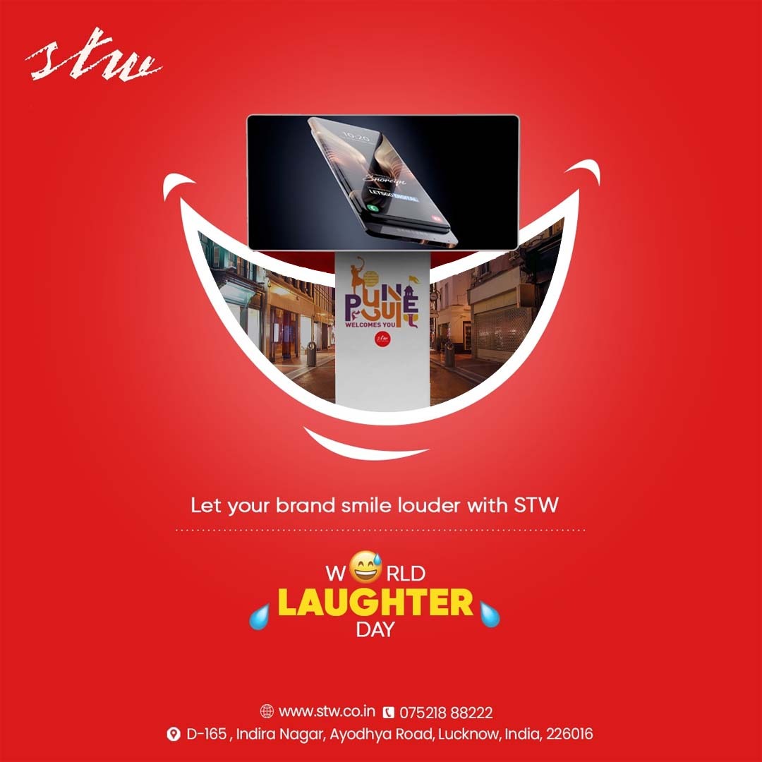 Let's laugh louder as we got everything related to marketing covered.
#laughterday #laughterday2024 #AdvertisementAgency #MarketingMatters #UP21Airports