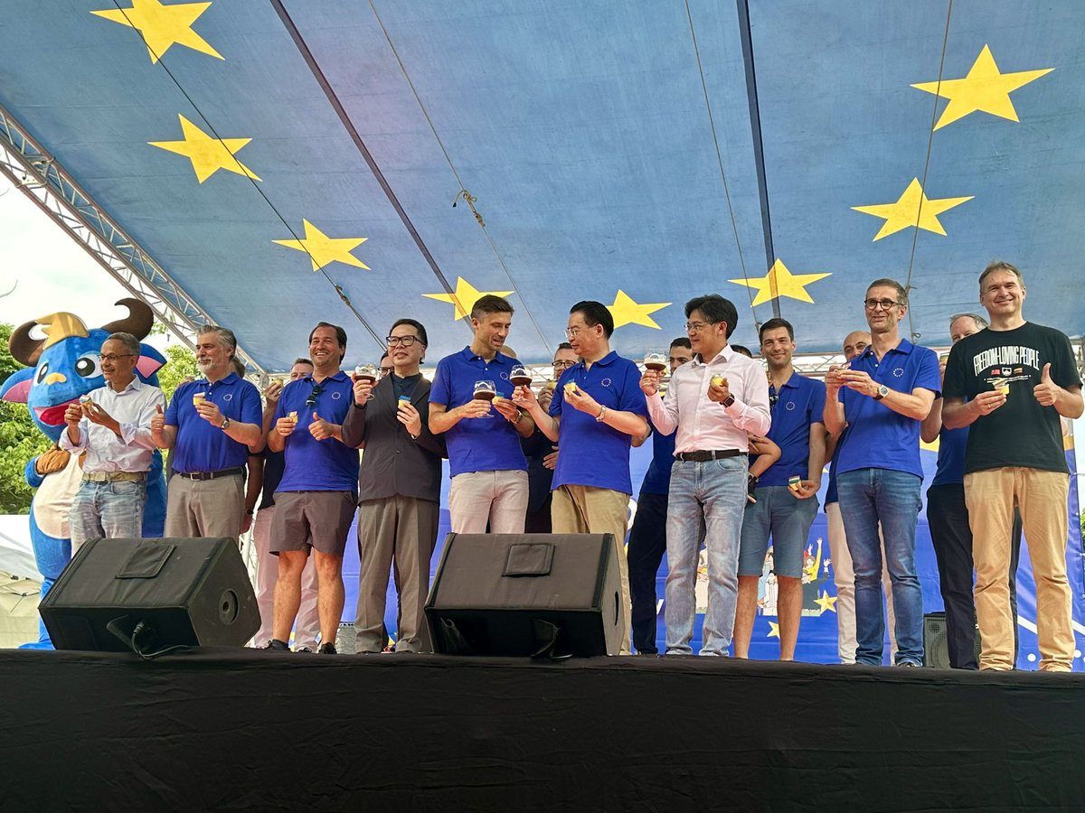 As Minister Wu & @grzegorzewskif bid farewell to their roles as #Taiwan’s🇹🇼 FM & #EU🇪🇺 Representative, respectively, this year’s Europe Festival is a poignant milestone. Despite the transition, we remain #UnitedInDiversity, with our friendship anchored firmly in shared values.