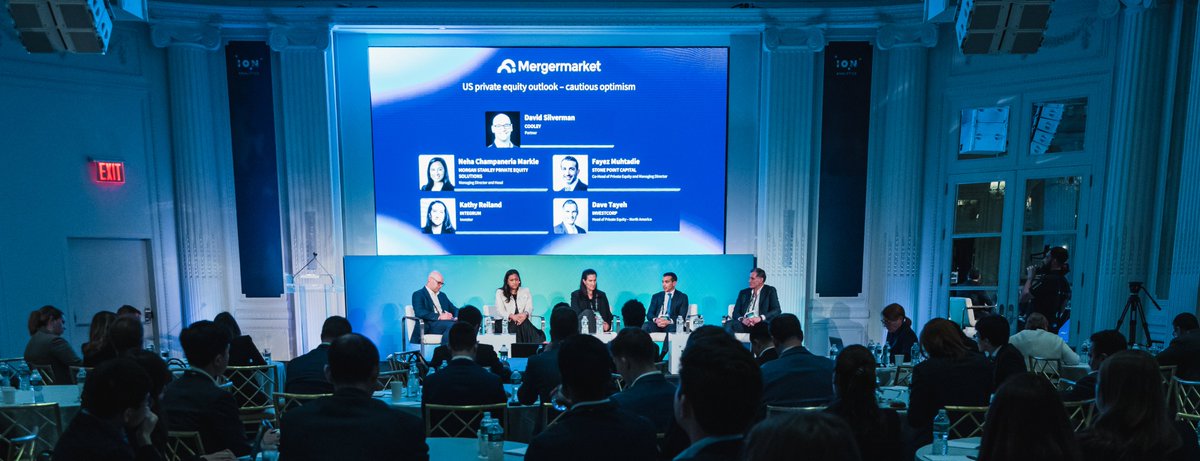 #Investcorp's Head of North America Private Equity, Dave Tayeh shared his thoughts on the dealmaking environment in 2024 at the @Mergermarket Private Equity Forum in New York.

Dave noted that the youngest baby boomers turn 60 this year, and retiring entrepreneurs from this age