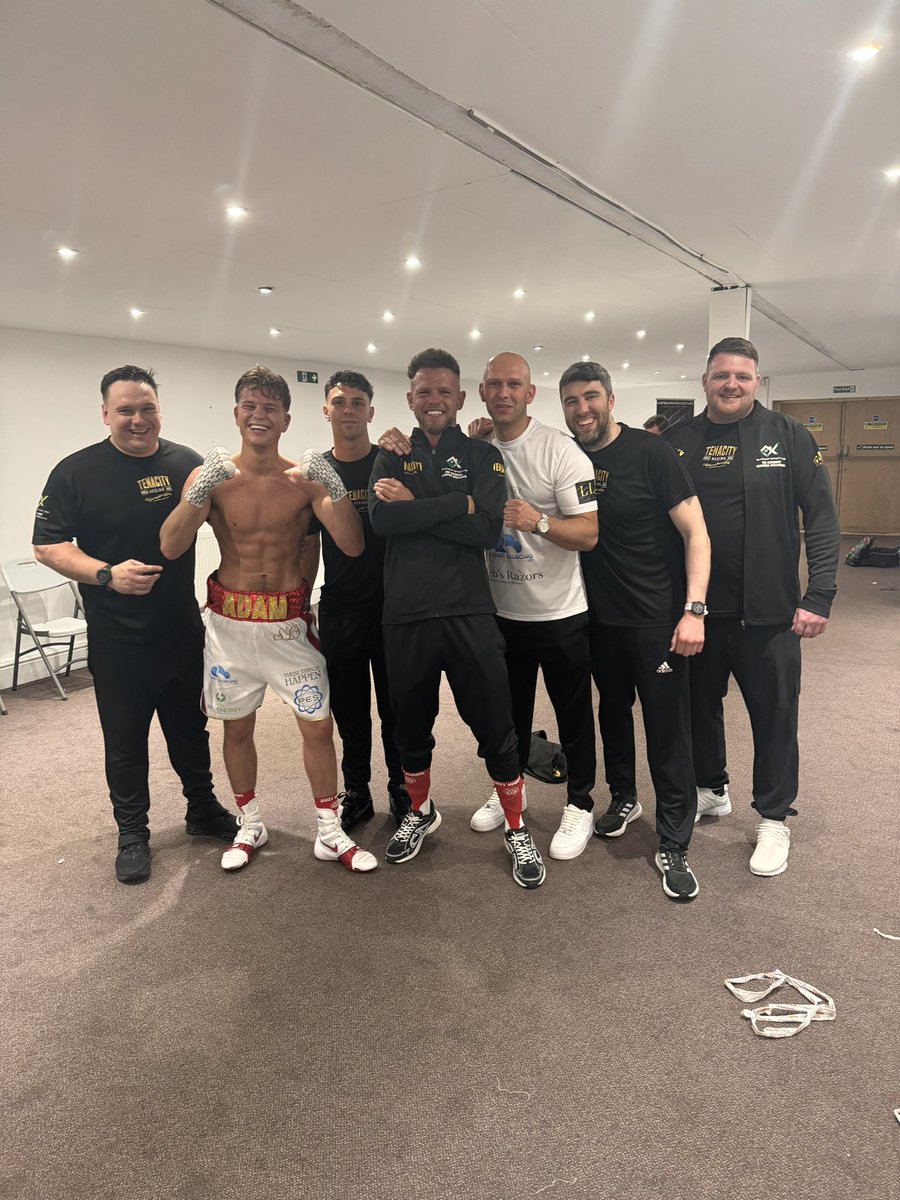 Happy fighters are dangerous fighters, and team Tenacity are a happy team!!! Brilliant show last night put on by @vipboxing at @RaintonArena 

Massive thanks to everyone that bought tickets from the boys these shows wouldn’t be possible without your support!! 🥊

#teamtenacity