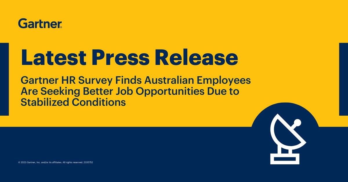 Australian employees more confident in seeking other jobs if employers can't meet their remuneration and wellness needs, according to the latest Gartner’s latest Global Talent Monitor survey. Read more: gtnr.it/4ajzxEZ #GartnerHR #Wellbeing #HR