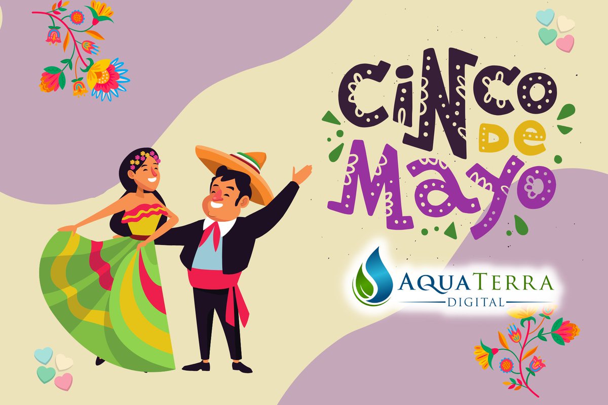 Happy Cinco De Mayo from Aquaterra Digital! 🎉 Let's celebrate the vibrant culture and rich heritage of Mexico together. Cheers to good times, delicious food, and unforgettable memories! #cincodemayo #fiesta #celebrate