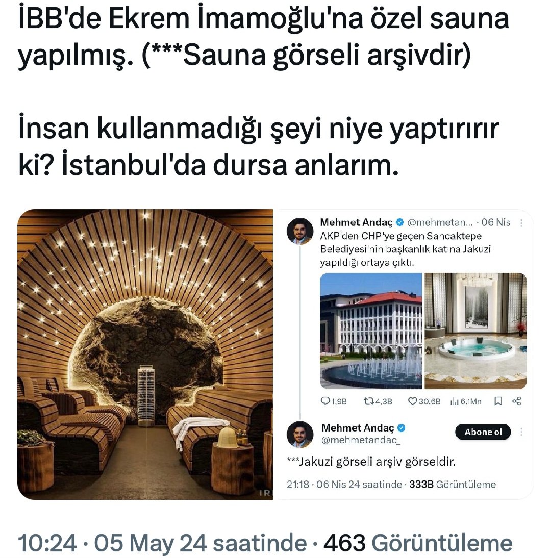 Jakuzi dersem çık, sauna dersem çıkma.