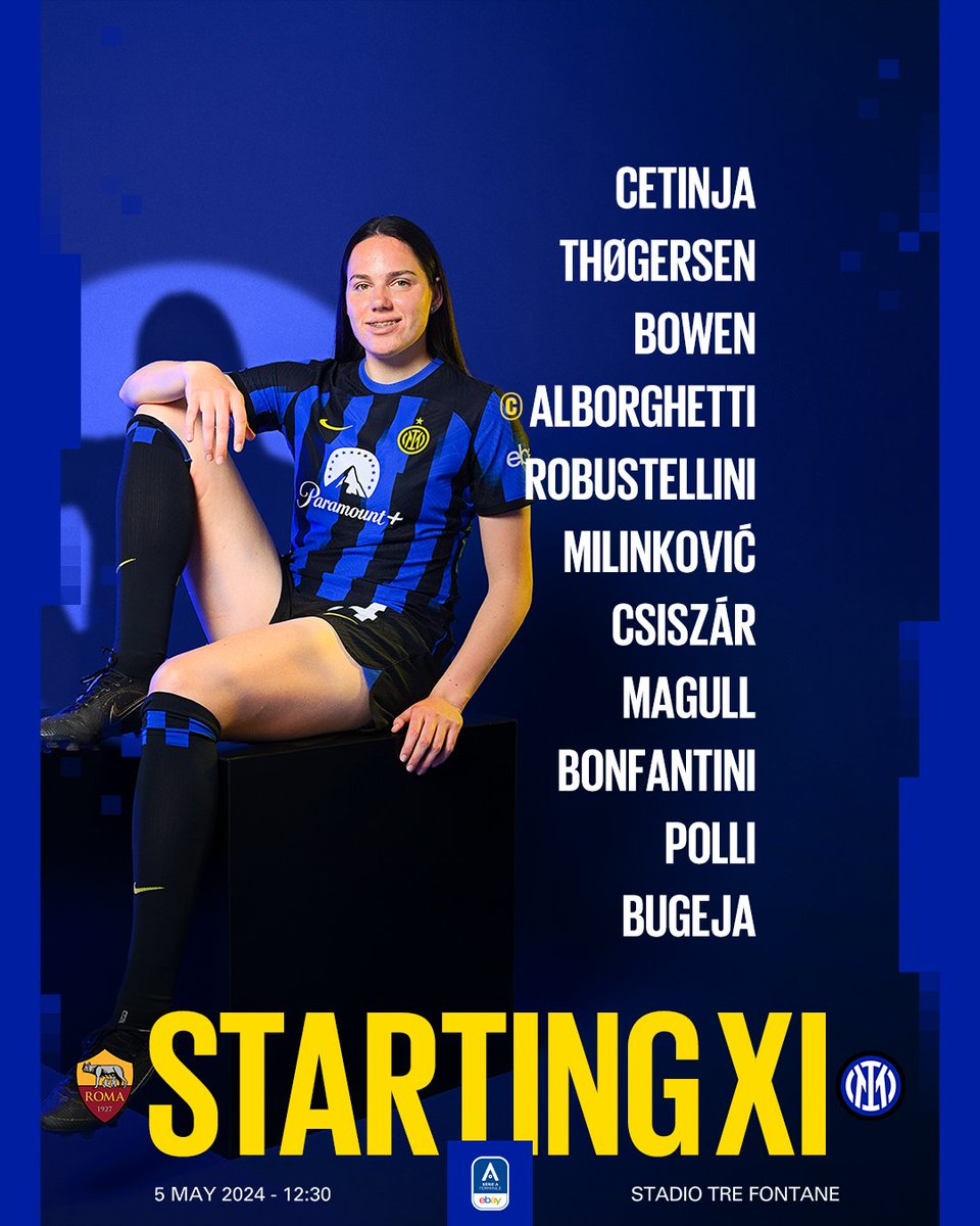 Inter feminino escalado💙🖤💪

#InterWomen #RomaInter #SerieAFemminile #Inter