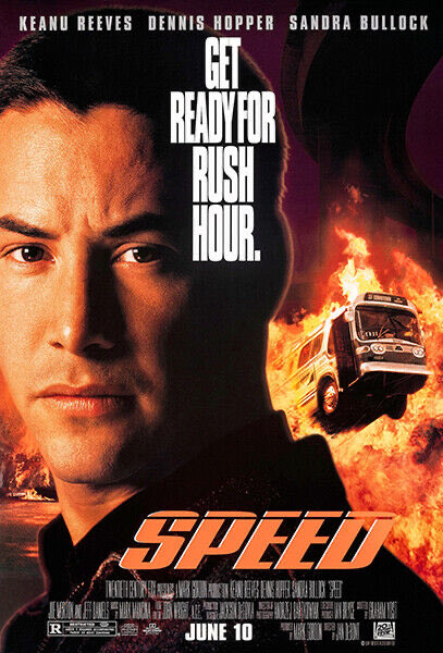 30 DAY MOVIE CHALLENGE DAY 5 - FAVOURITE ACTION ‘Speed’ - It has a killer premise, and boy does it deliver. The pinnacle of pre-CGI Hollywood action - amazing set pieces, brilliant villain, loads of classic one-liners and the cast all have great chemistry.