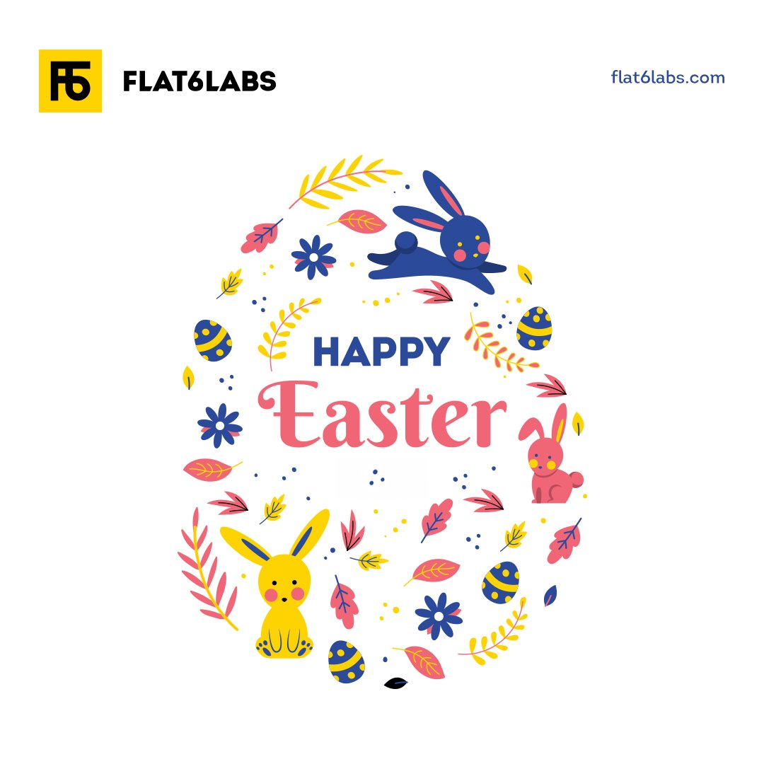 Our team wishes you all a blessed and #happyeaster! 🐇🌷

#Flat6Labs #happyeaster2024