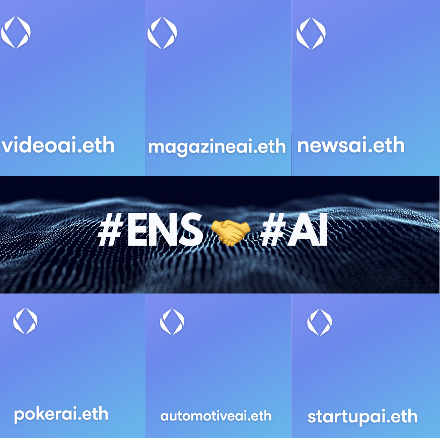 gm 🤙🏻
It is only a matter of time 🤖
OpenAI.eth bought for 15.00 WETH (46,626.00 USD)

Show your #ENS AI related domains 👀👇🏻

#ENS #openAI #web3 #artificalintelligence #NFTs #AI #domains #domain #doaminname
