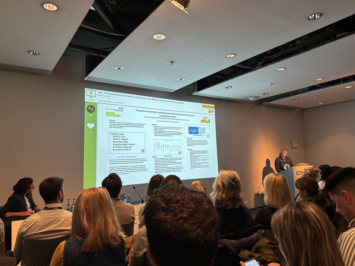 Emma Hallam (@emmahallam6) on Twitter photo Excellent presentation by Hazel Clarke <a href="/SWRTLateEffects/">SouthwestRTLateEffects</a> on identifying LE needs of H&N patients. Prospective follow up is what is needed to identify and effectively manage these effects 👏 Excellent presentation by Hazel Clarke <a href="/SWRTLateEffects/">SouthwestRTLateEffects</a> on identifying LE needs of H&N patients. Prospective follow up is what is needed to identify and effectively manage these effects 👏