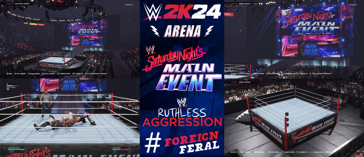 #WWE2K24 NEW UPLOAD 
- Saturday Night's Main Event 2007 
#ForeignFeral #FERAL24ruthless #WWEMainEvent