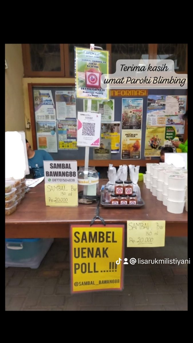 @sambal_bawang88
wa.me/6287701504038#…
#JajanBedaKota 
#sambalbawangburudy #infokuliner #wisatakuliner #serunyakuliner #makananenak #aremafood #nakamura #nakameveryday  #kaneilakes #malangfoodies #malangkuliner #malangdelivery #mahasiwamalang #amazingmalang 
#exploremalangraya