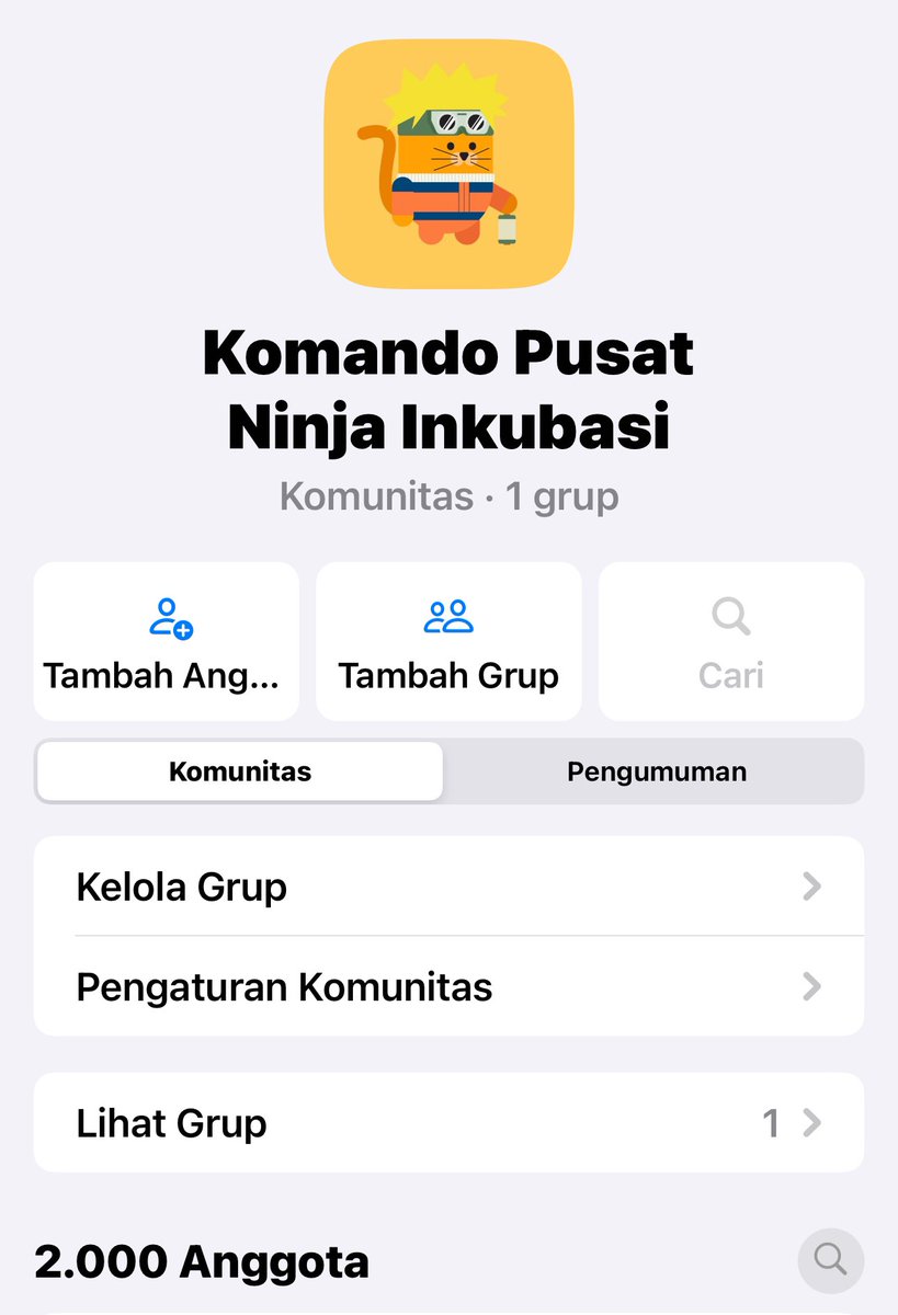 Pendaftar Inkubasi 2024 sudah +3000 orang dan memenuhi saluran.

Akan dibentuk saluran lagi setelah mentoring pembukaan program. Jadi bagi yang gak bisa masuk saluran harap bersabar ya.

Maksimal Kelas Inkubasi 2024 adalah 5000 peserta.

Seluruh perserta Inkubasi dari 6-15 Mei