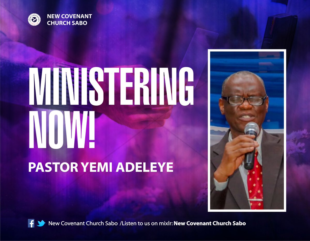 Ministering Now!!!!!!!!!!!
Pastor Yemi Adeleye

#SundayService #OurYearOfGodsVisitation #NccSaboKd #April